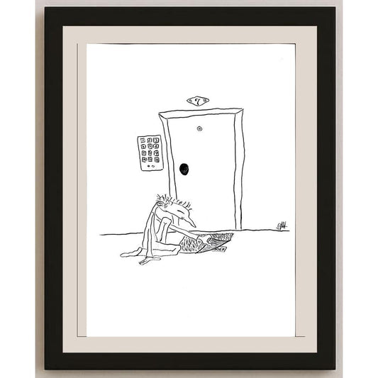 Oğuz Mut 29x21cm Orijinal Karikatür BOD00892