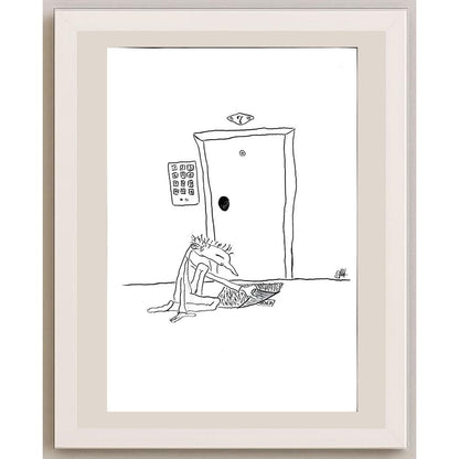 Oğuz Mut 29x21cm Orijinal Karikatür BOD00892