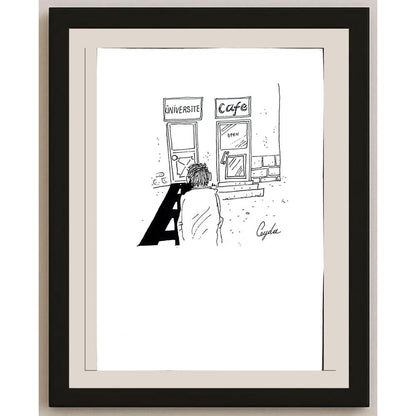 Ceyda Polat 29x21cm Orijinal Karikatür BOD00893
