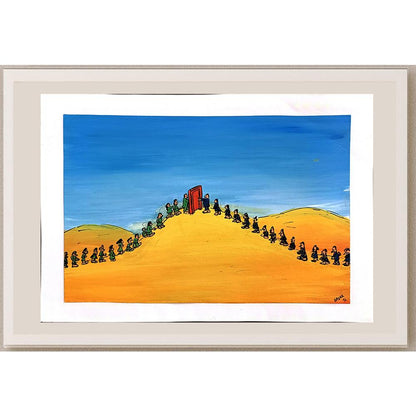 Başak Ürkmez 25x17cm Orijinal Karikatür BOD00897