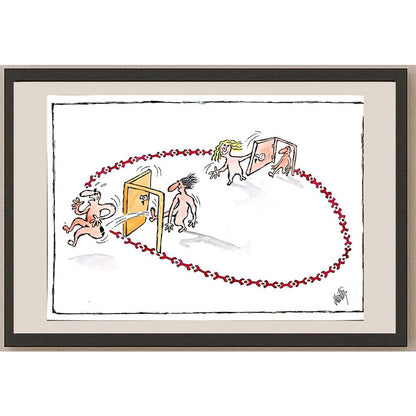 Murteza Albayrak 29x21cm Orijinal Karikatür BOD00898