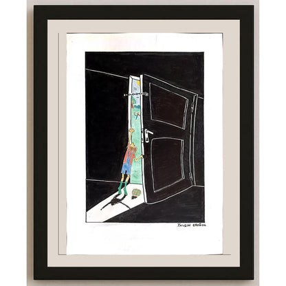 Yalçın Eroğlu 43x30cm Orijinal Karikatür BOD00906