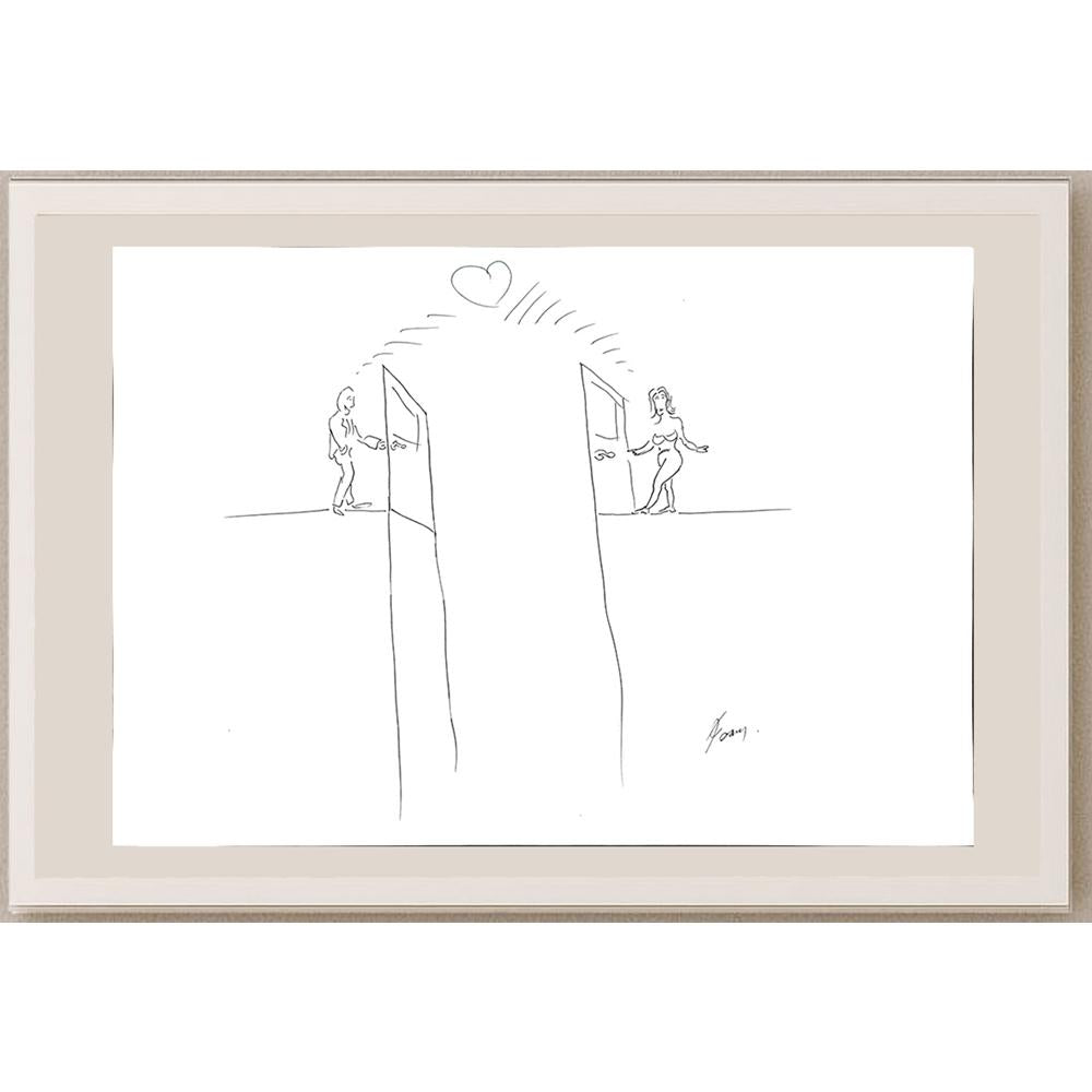Kasım Ertürk 35x25cm Orijinal Karikatür BOD00909