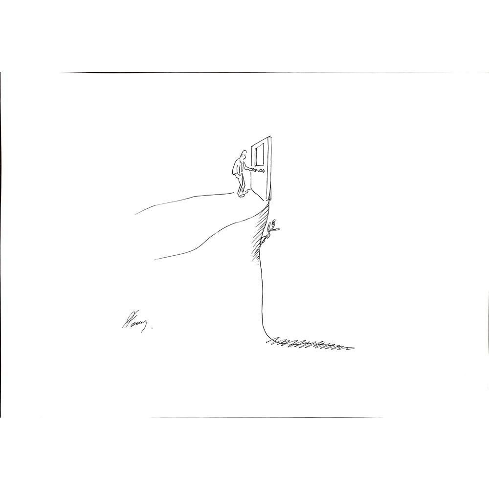 Kasım Ertürk 35x25cm Orijinal Karikatür BOD00910