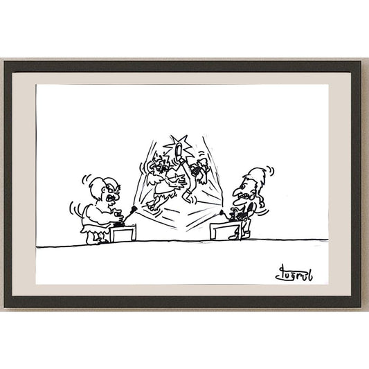 Tuğrul 43x30cm Orijinal Karikatür BOD00917