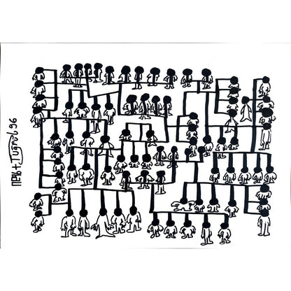 Tuğrul 43x30cm Orijinal Karikatür BOD00918