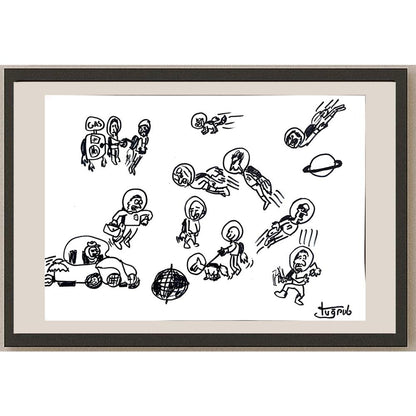 Tuğrul 43x30cm Orijinal Karikatür BOD00919