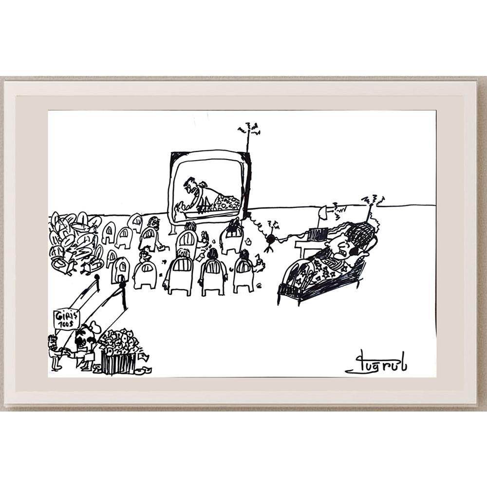 Tuğrul 43x30cm Orijinal Karikatür BOD00920