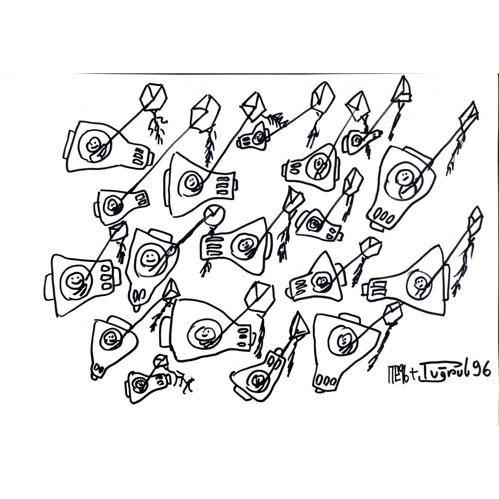 Tuğrul 43x30cm Orijinal Karikatür BOD00921