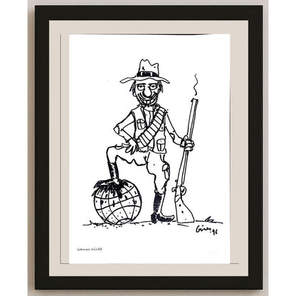 Gökhan Güneş 43x30cm Orijinal Karikatür BOD00925