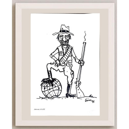 Gökhan Güneş 43x30cm Orijinal Karikatür BOD00925
