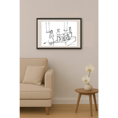 Mete Akoğuz 43x30cm Orijinal Karikatür BOD00935