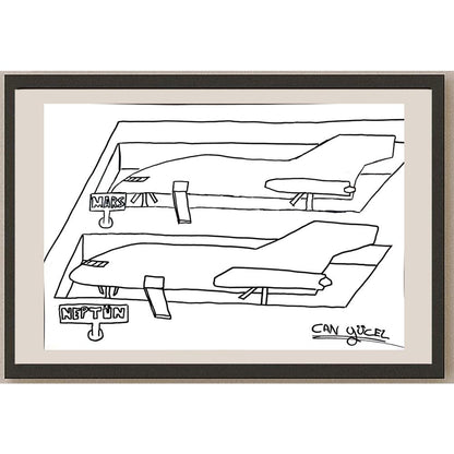 Can Yücel 43x30cm Orijinal Karikatür BOD00937