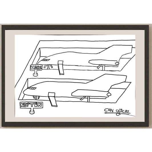 Can Yücel 43x30cm Orijinal Karikatür BOD00937