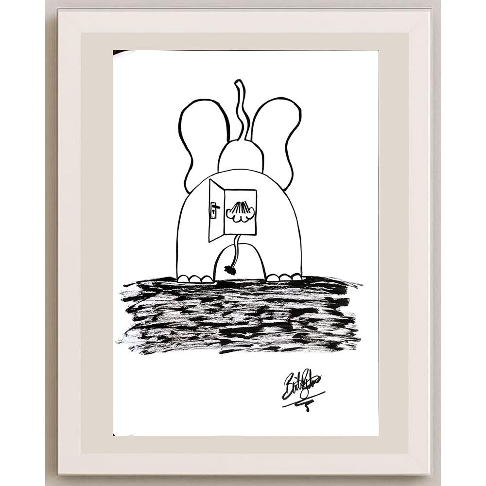 Bülent Bulut 29x21cm Orijinal Karikatür BOD00941