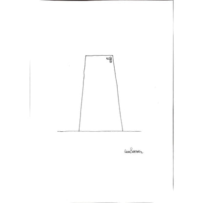 Ünsal Bahtiyar 35x25cm Orijinal Karikatür BOD00948