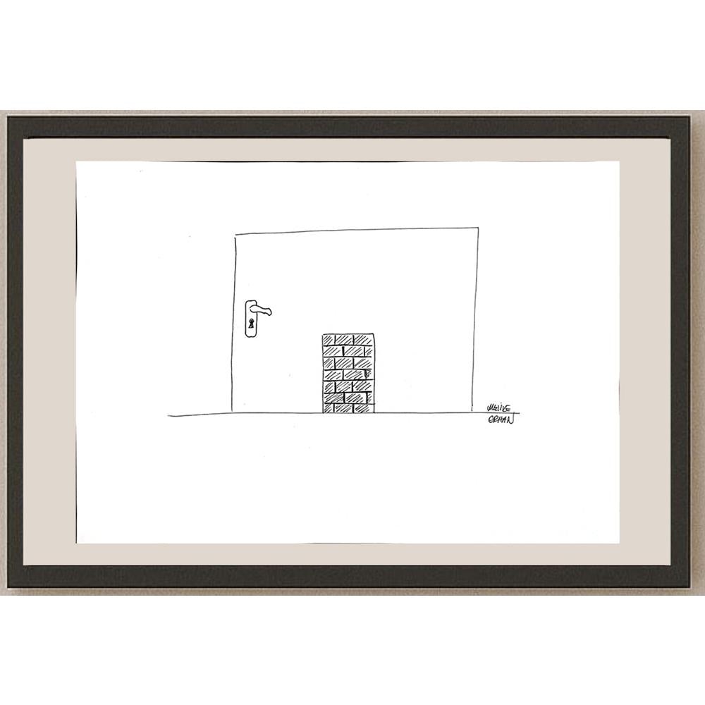 Melike Orhan 35x25cm Orijinal Karikatür BOD00950