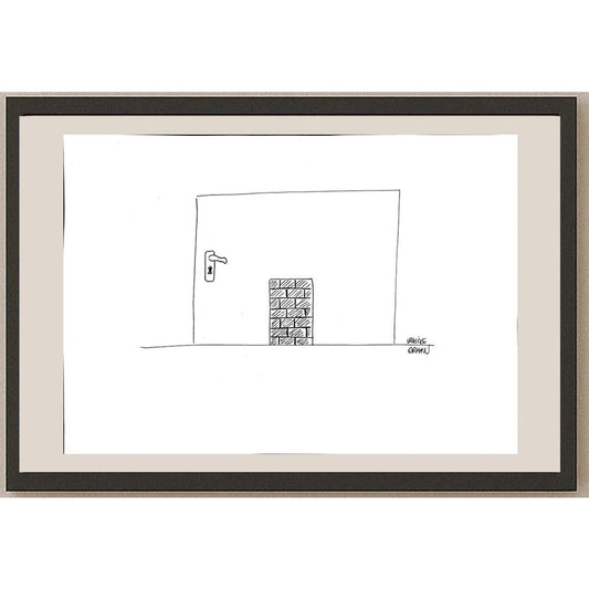 Melike Orhan 35x25cm Orijinal Karikatür BOD00950