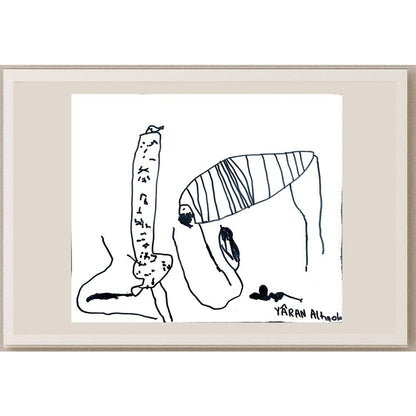 Yaran Altınok 43x36cm Orijinal Karikatür BOD00957