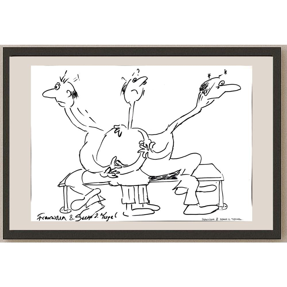 Serap Tezel 43x30cm Orijinal Karikatür BOD00962