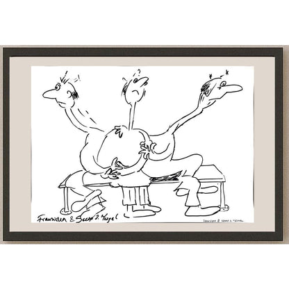 Serap Tezel 43x30cm Orijinal Karikatür BOD00962