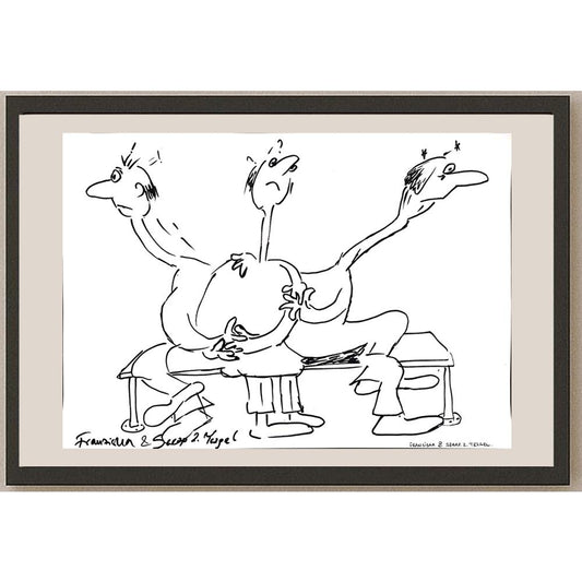 Serap Tezel 43x30cm Orijinal Karikatür BOD00962