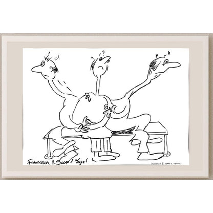 Serap Tezel 43x30cm Orijinal Karikatür BOD00962