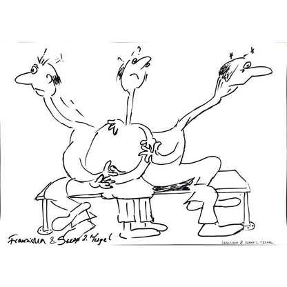Serap Tezel 43x30cm Orijinal Karikatür BOD00962