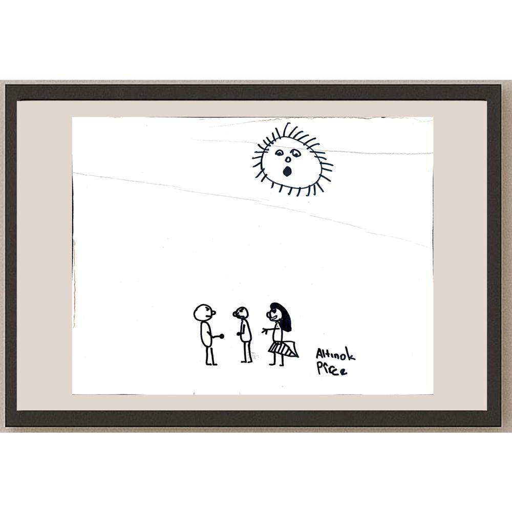 Yaran Altınok 43x36cm Orijinal Karikatür BOD00965