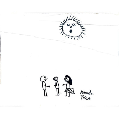Yaran Altınok 43x36cm Orijinal Karikatür BOD00965