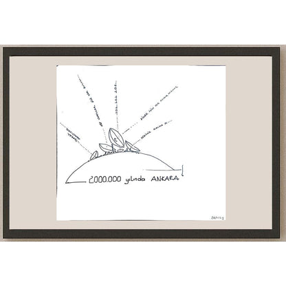 Sema 36x36cm Orijinal Karikatür BOD00967