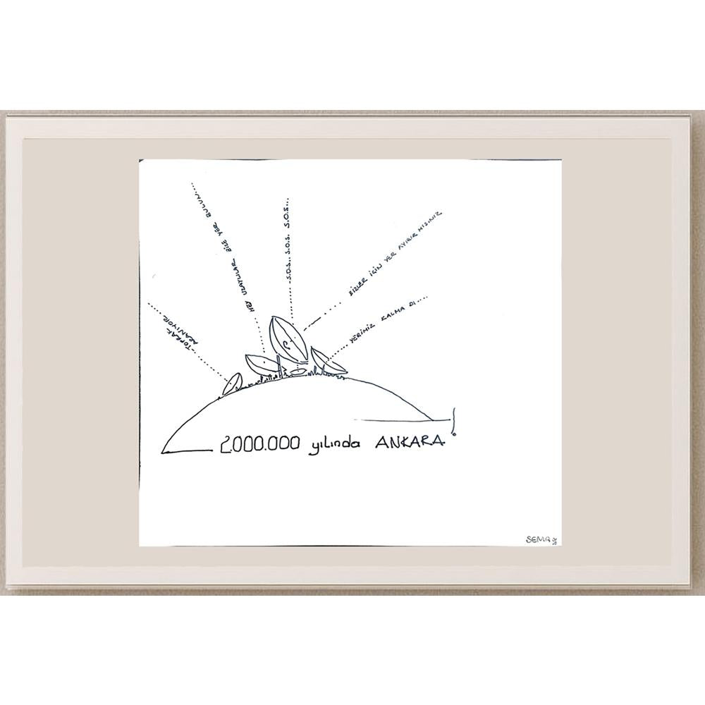 Sema 36x36cm Orijinal Karikatür BOD00967