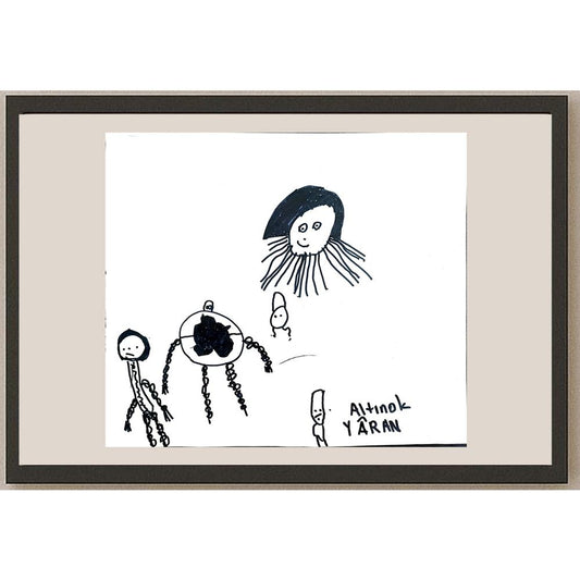 Yaran Altınok 43x36cm Orijinal Karikatür BOD00968