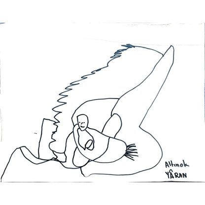 Yaran Altınok 43x36cm Orijinal Karikatür BOD00969