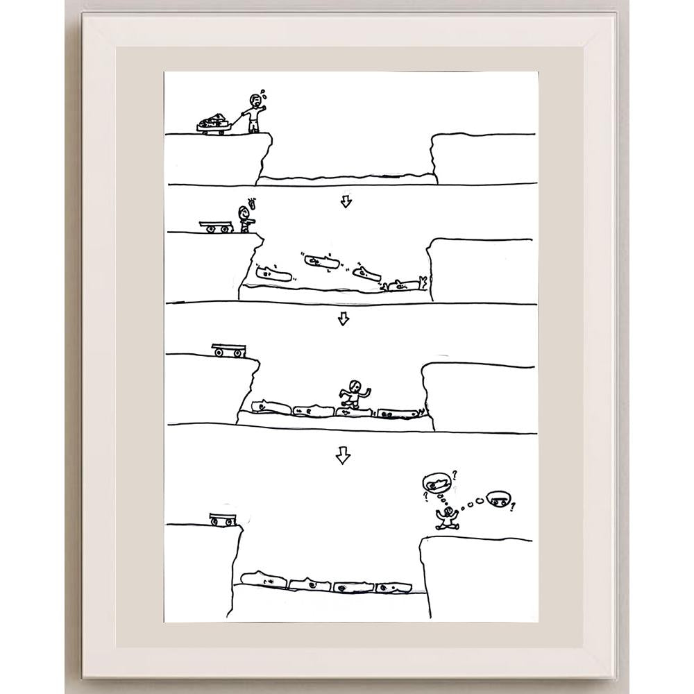Matthew Kam 35x25cm Orijinal Karikatür BOD00972