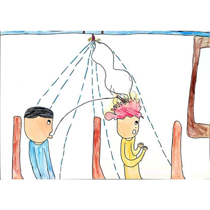 Elran Lok Hang 35x25cm Orijinal Karikatür BOD00976