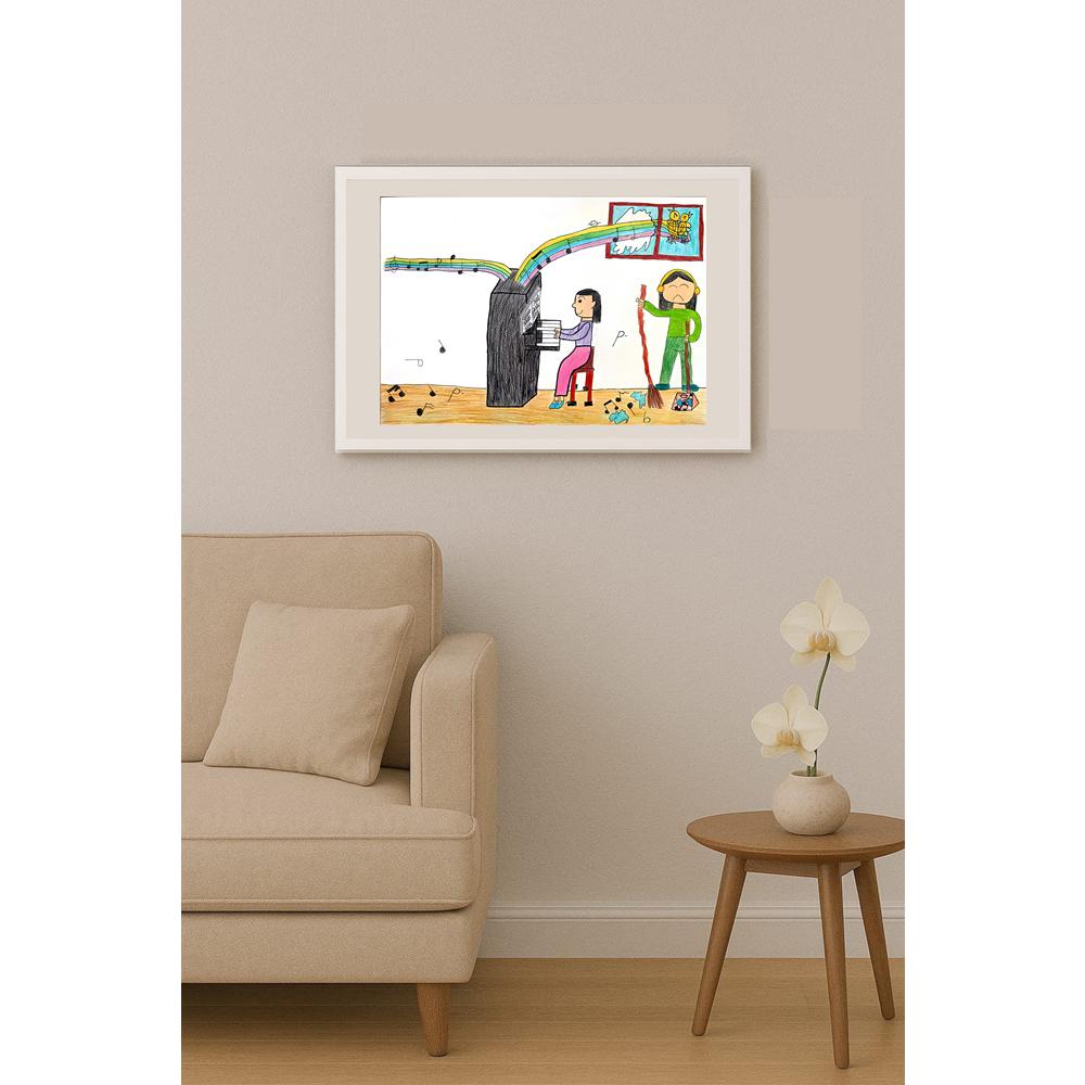 Lo Chun Man 35x25cm Orijinal Karikatür BOD00977
