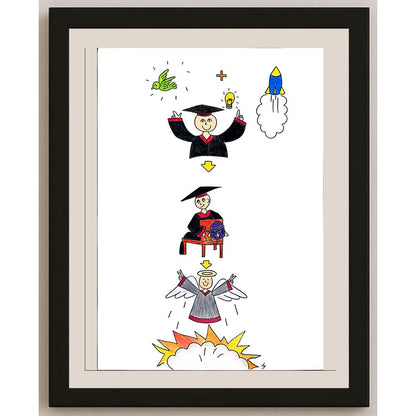 Janice Cheng 35x25cm Orijinal Karikatür BOD00988