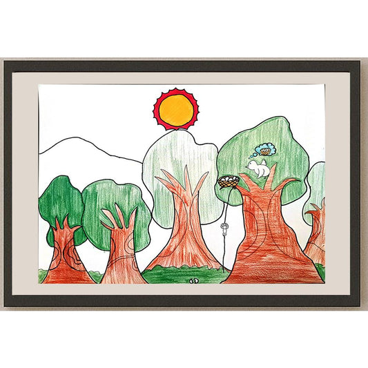 Liu Ho Fung 35x25cm Orijinal Karikatür BOD00990