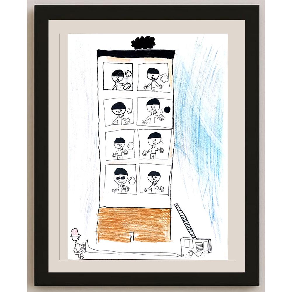 Chan Lok Man 35x25cm Orijinal Karikatür BOD00991