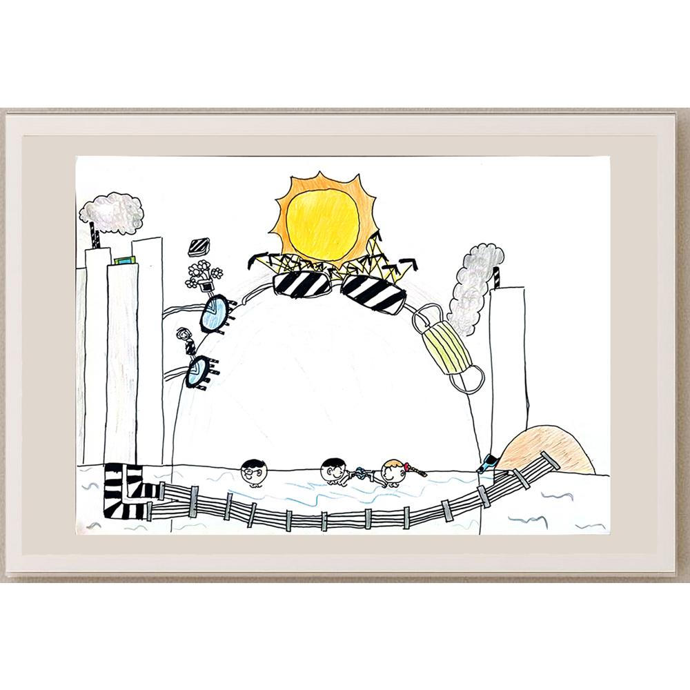 Dayson Kwan Tsz Fung 35x25cm Orijinal Karikatür BOD00993