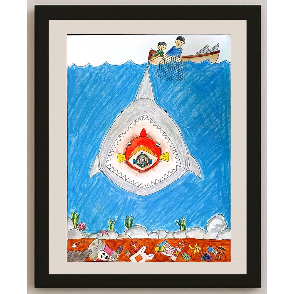 Cheung Hon Ting 35x25cm Orijinal Karikatür BOD00998