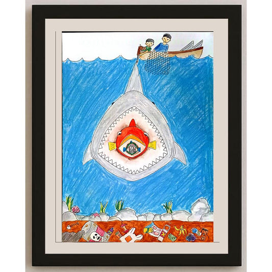 Cheung Hon Ting 35x25cm Orijinal Karikatür BOD00998