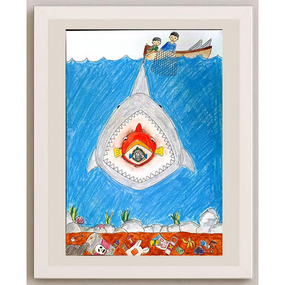 Cheung Hon Ting 35x25cm Orijinal Karikatür BOD00998