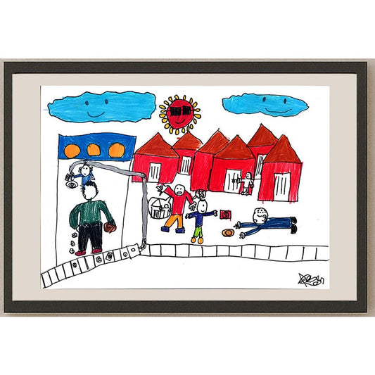 Chan Tsz Yeung 35x25cm Orijinal Karikatür BOD00999