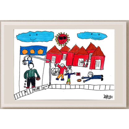 Chan Tsz Yeung 35x25cm Orijinal Karikatür BOD00999