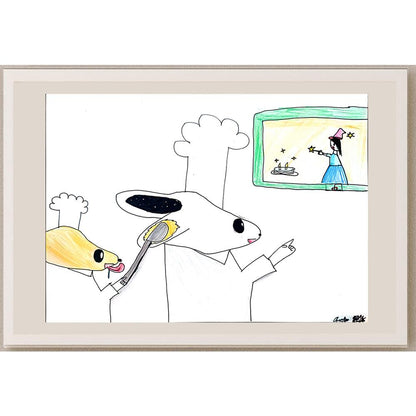 Lee Yan Yee Christiz 35x25cm Orijinal Karikatür BOD01001