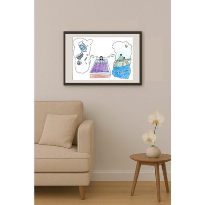 Tiffany Lai 35x25cm Orijinal Karikatür BOD01003