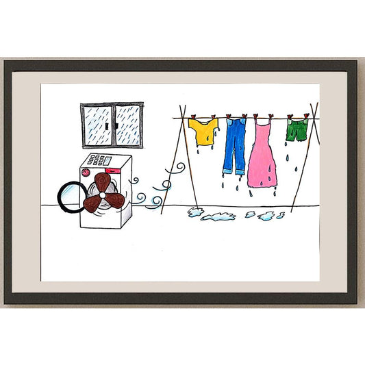 Chan Hoi Yan 35x25cm Orijinal Karikatür BOD01004