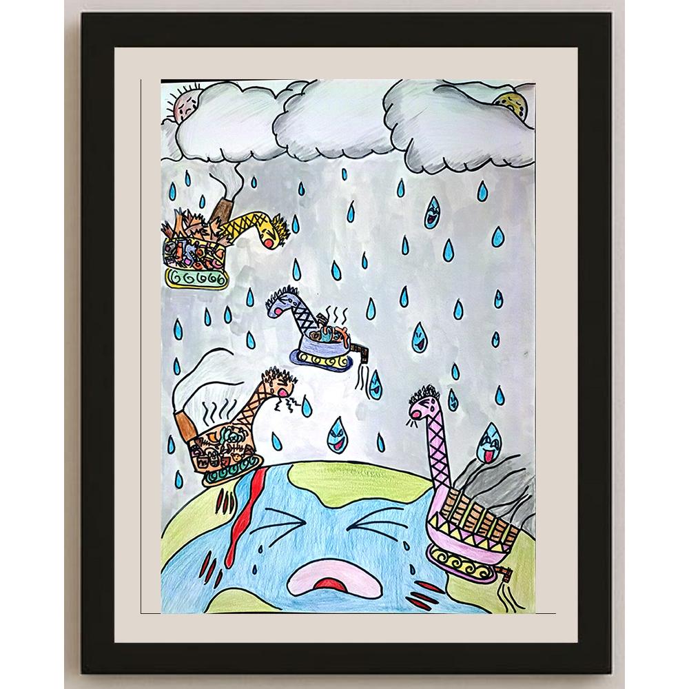 Chung Hiu Ying 35x25cm Orijinal Karikatür BOD01010